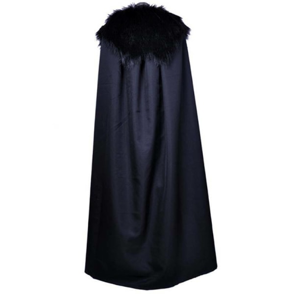 Jon Snow Knights Watch Costume Cloak Thrones Halloween Cosplay XL L