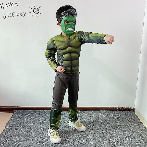 Hulk Kläder Muscle Kostymer Barn Vuxen Hulk The Hulk Prom Party Halloween Kostymer