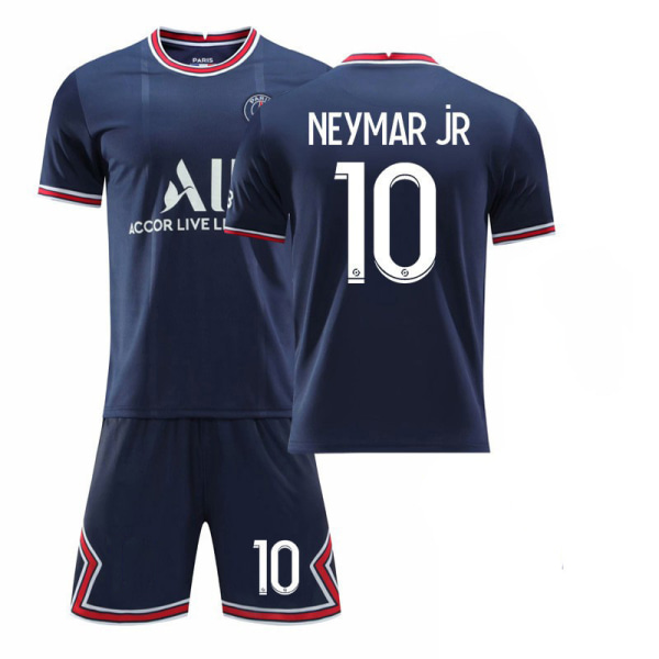 Mbappe 10# jersey Paris fotboll T-shirt barntröja kostym #22