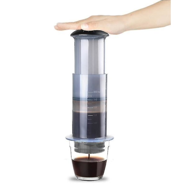 Nytt filter Espressobryggare i glas AeroPress Machine Pressad Espresso|Kaffekannor