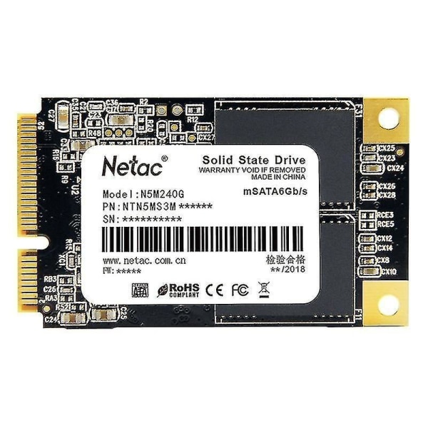 Netac N5M 240GB mSATA 6Gb/s Solid State Drive