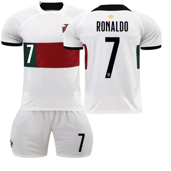 fotbollströja fotbollskläder tröja cristiano ronaldo portugal #7 strumpor benskydd #7 #26