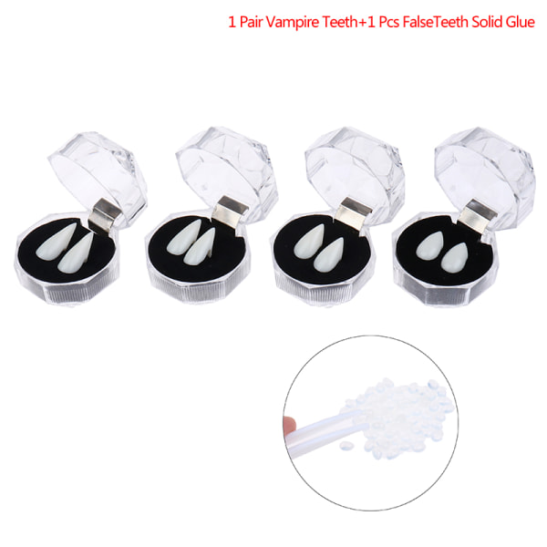 1 par Vampire+Solid Glue Kit Resin Cosplay Zombie Werewolf De 17mm 15mm