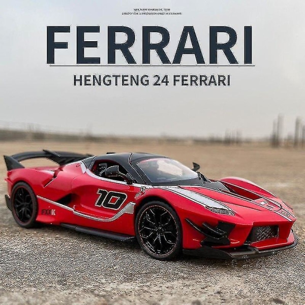 1:24 Ferrari FXX K EVO bilmodell Formgjuten legering Pojkar Leksaker Bilar Diecasts & Toy Supercar Samlarföremål