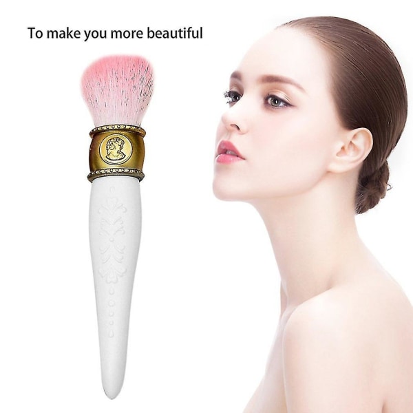 Kvinnor Blush Brush Sminkborste Lös pulver High Light Brush Antiqued Style