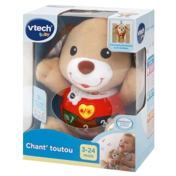 VTECH - Chant'toutou Brun - Child Interactive Plush