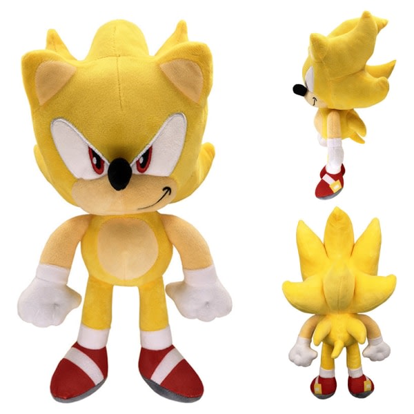 Sonic The Hedgehog Soft Plysch Doll Toys Barn Julklappar 4 30cm 1 28cm