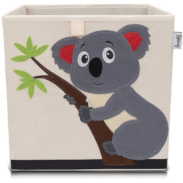 Förvaringslåda för barn, praktisk förvaringslåda för varje barnrum, leklåda för barn (Koala