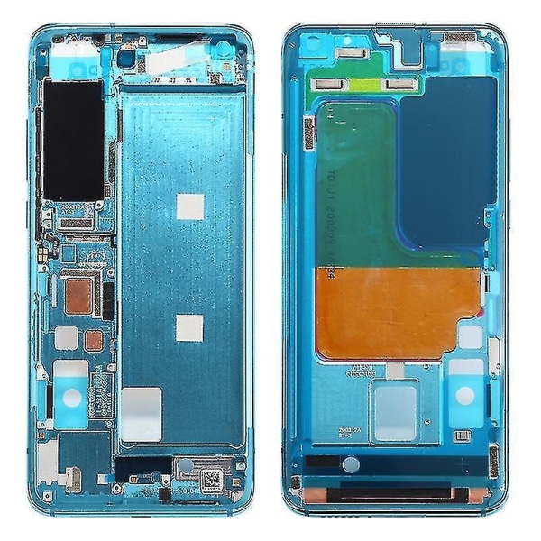 Fronthölje LCD ramramsplatta för Xiaomi Mi 10 5G / Mi 10 Pro 5G (blå)