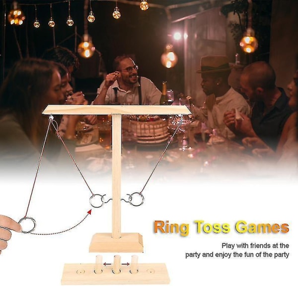 Ring Toss Game Ring Kast Battle Game Löstagbart skrivbord Spela Hook and Ring Game