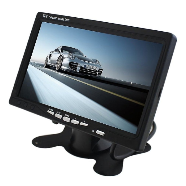 Bärbar 7'' Tft LCD digital färgskärmsmonitor för bil bakifrån Ny