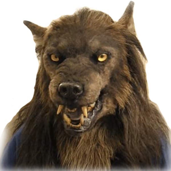 Wolf Huvudbonader Animal Simulation Mask Cosplay rekvisita för Halloween