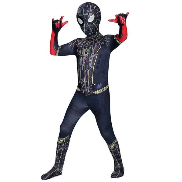 Barn Pojkar Spiderman Cosplay kostym Halloween 100cm 110cm