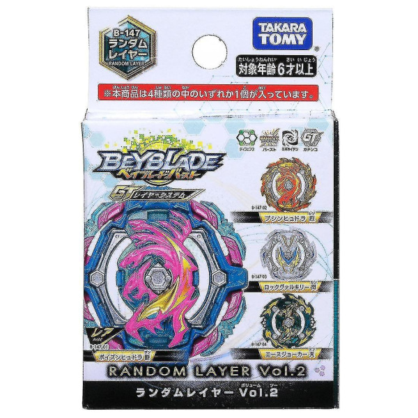 Takara Tomy Beyblade Burst GT B-147 Random Layer Vol.2 (Random 1, Not 4)