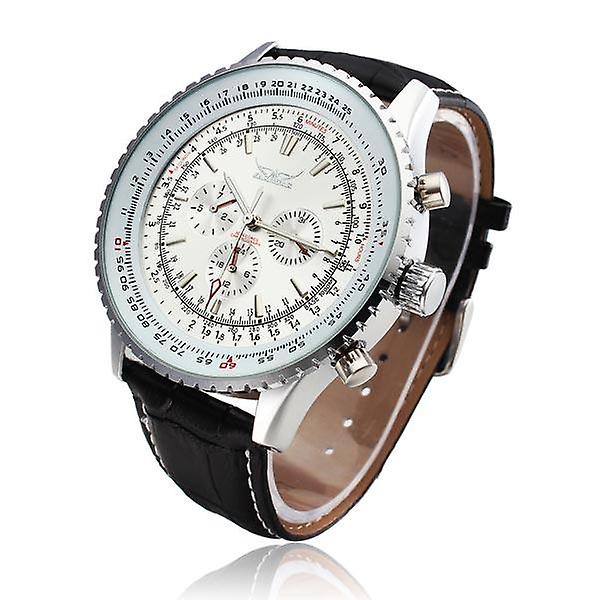 JARAGAR Automatisk Mekanisk Big Dial Multi Number Precise Watch