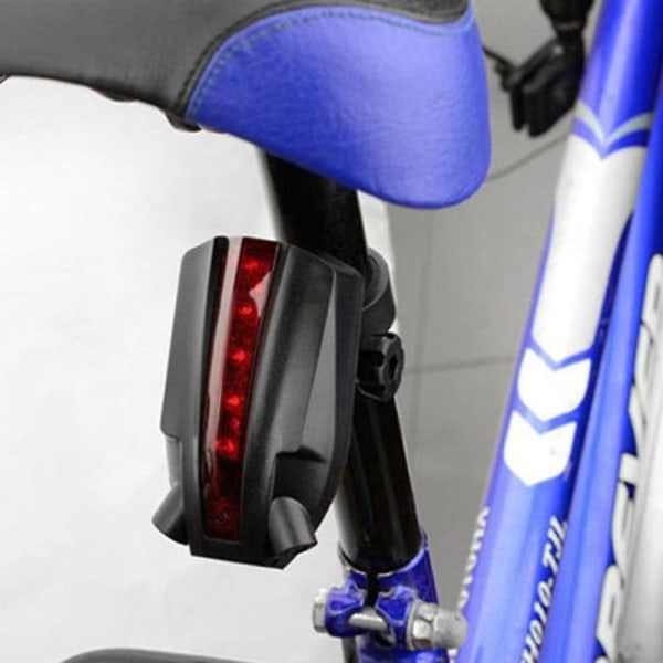 BIKIGHT Laser LED MTB Cykel Cykel Säkerhet Varningsljus Cykel Bakljus Motorcykel E-cykel