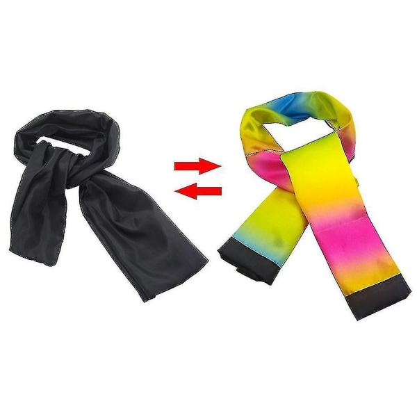 Magic Change Color Scarf Trick Stage Magician Props