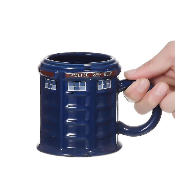 Doctor Who mugg Tardis keramikkopp kaffekopp