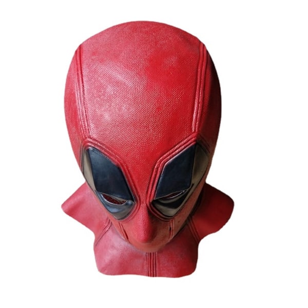 Deadpool Latex Mask Röd Huvudbonad Cosplay Kostym rekvisita