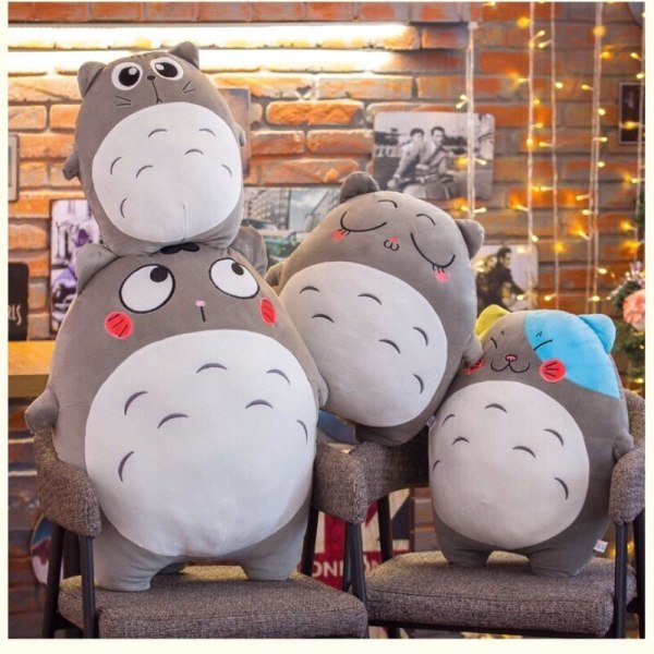 40 cm Totoro plyschleksak kawaii Anime mjuk stoppad Totorodocka