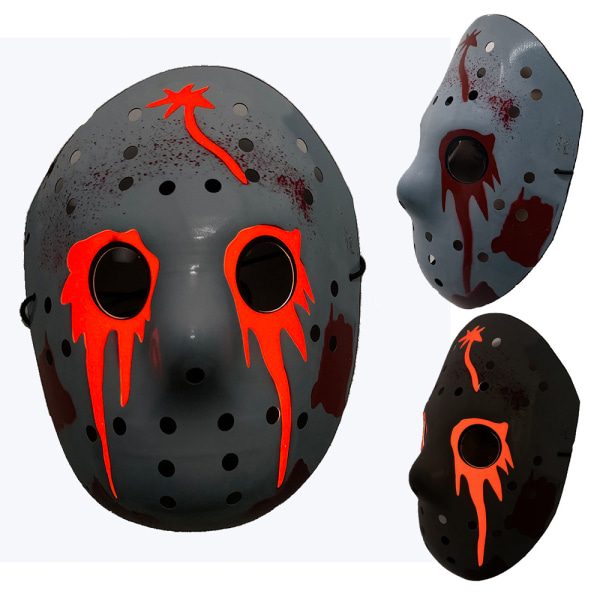 Halloween Mask Kostym Cosplay Led Mask EL Wire Light up