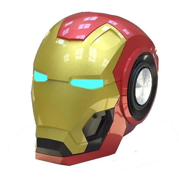 Bärbar trådlös Bluetooth högtalare Iron Man -modell