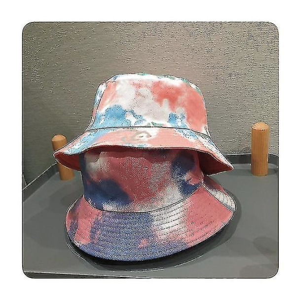 Rainbow Color Casual Fishing Bucket Cap（E）