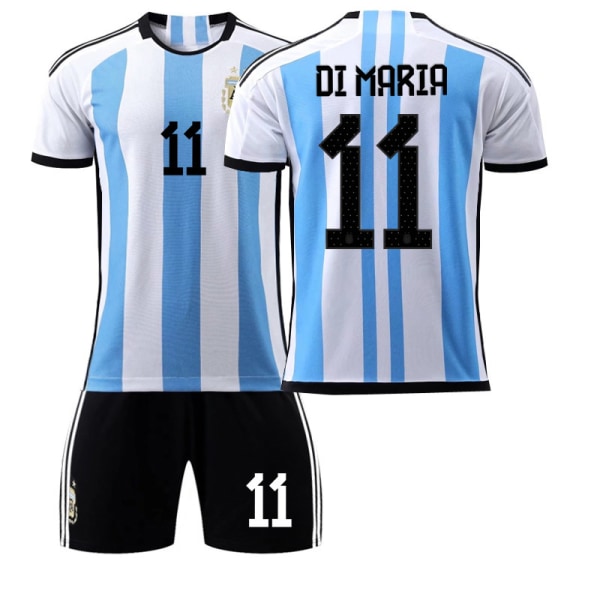 Fotbollströja för VM i Argentina nr 11 Di Maria, barnstorlek 26