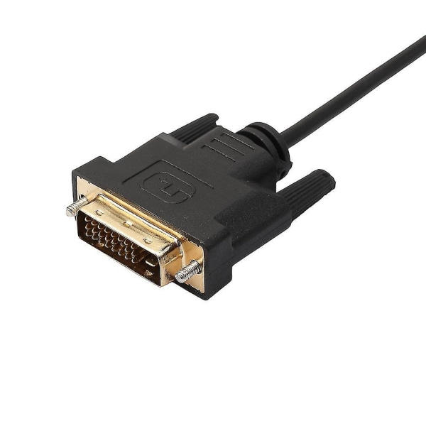 Professionell 1m Dvi D till Dvi-d Gold Hane 24+1 Pin Dual Link-kabel för Tft