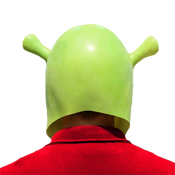 Party Mask Cosplay Realistisk Latex Shrek Mask Halloween Mask