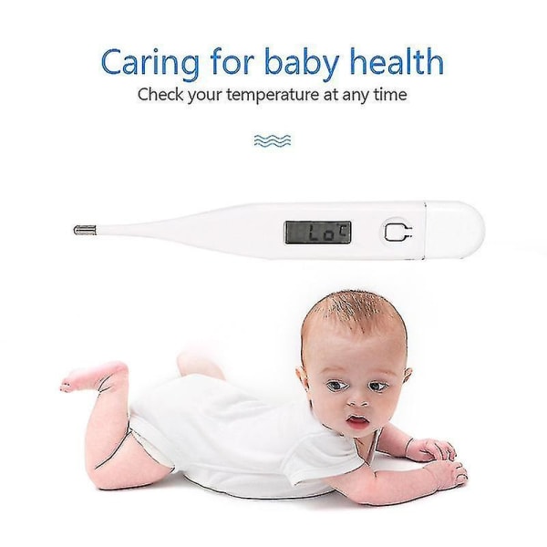 Baby Digital LCD Människokroppsmätning Kroppsyta Oral Kontakttyp Vuxen Feber Infra