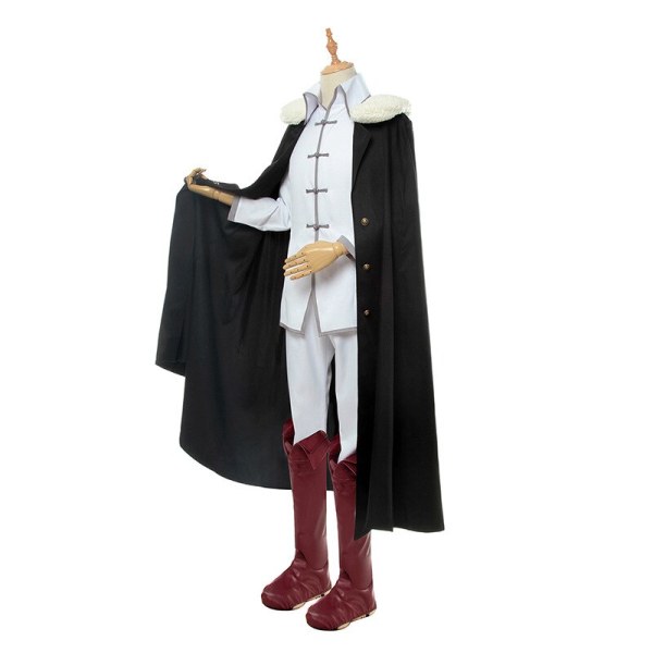 Bungo Stray Dogs Fyodor·D Cosplaydräkt Fyodor Dostojevskij Peruk Full Set M Only Wig XL