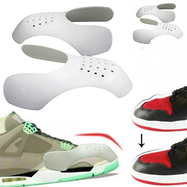 Anti Crease Sneaker Trainer Shields Force Field Decreaser Shoes White