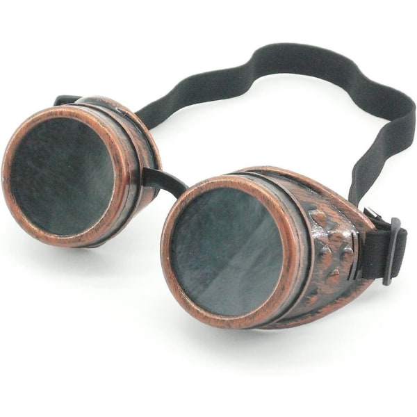 Goggles Steampunk Welding Gothic Cosplay (koppar)