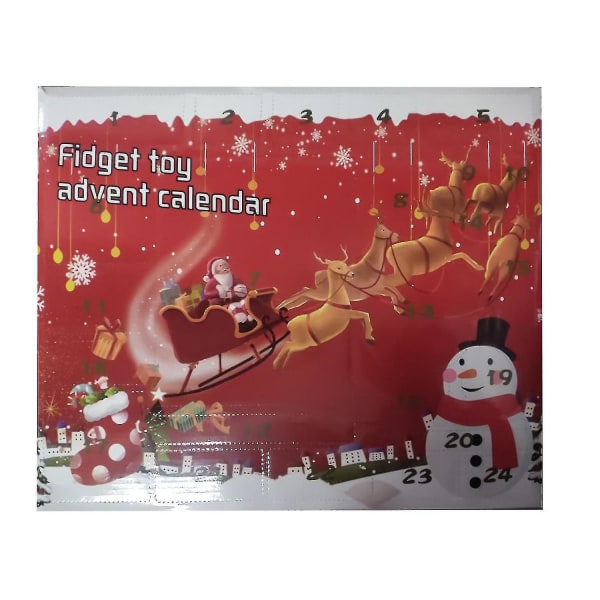 Jul adventskalender Gåvor Box Dekompression set Xmas advent