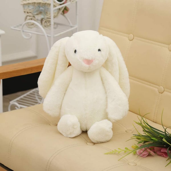 Kanin gosedjur - vit kanin gosedjur 30 cm - kanin plysch Weiß
