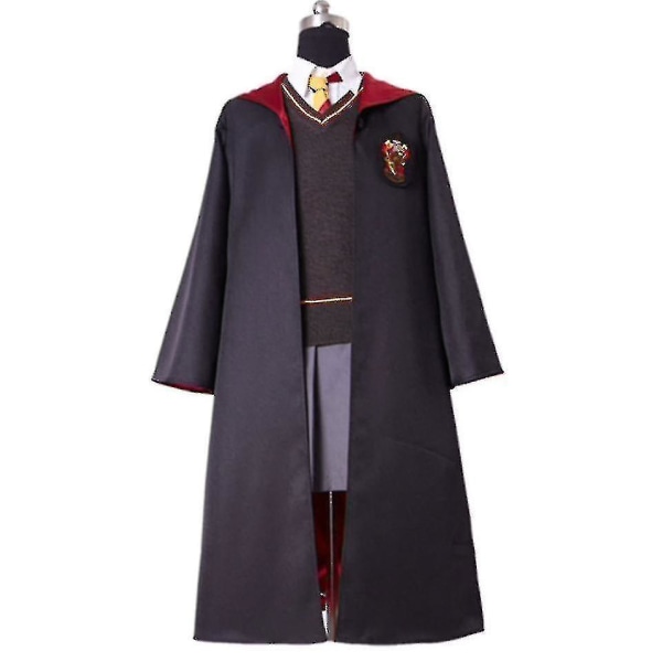 Hermione Granger Gryffindor Uniform Dräkt Kostym Barn Vuxen Outfit Present V only tie