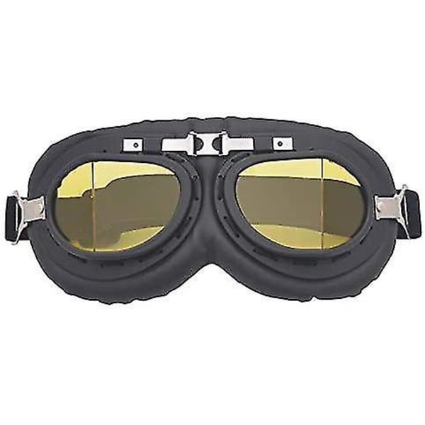 Motorcykel Retro Goggles Glasögon För Harley Helmet Aviator Pilot Cruiser Ridhjälm Goggles Anti-