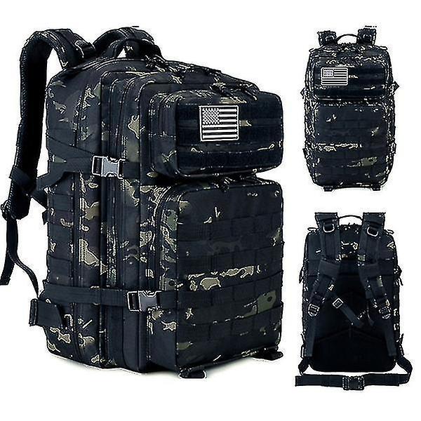 50l Hiking Trekking Bag Military Tactical Backpack Army Waterproof Bag Outdoor Travel Camping