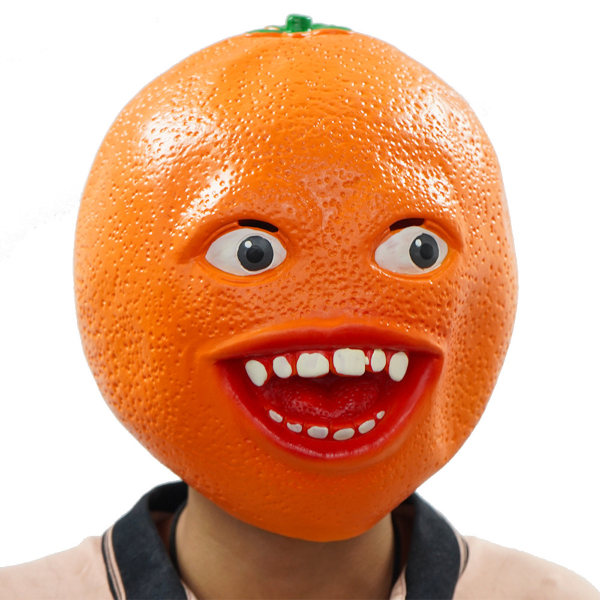 Orange Mask Party Huvudbonader Cosplay Kostym rekvisita för Halloween