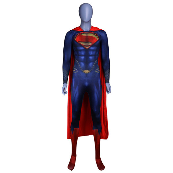 Kostym Cosplay Herr Superman Superhero rollspelsoverall 2XL 2XL