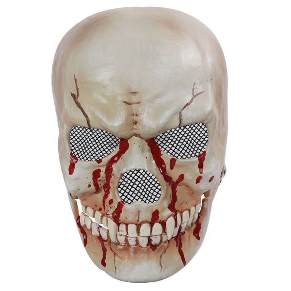 Blood Skull Active Scary Cosplay Halloween Mask Huvudbonadsfest A C