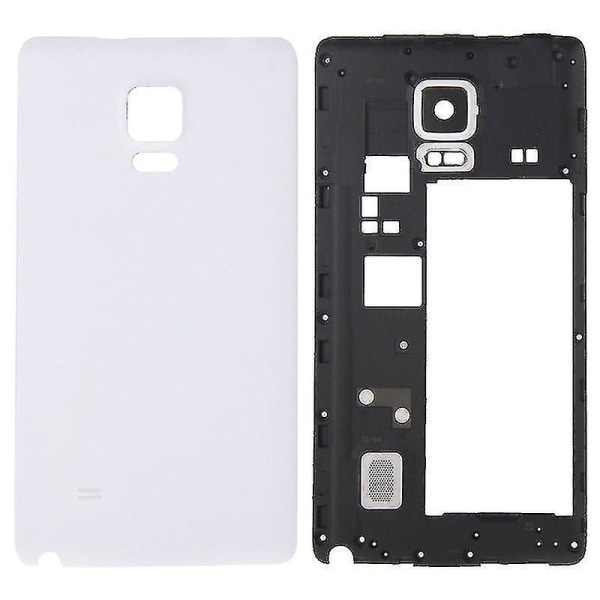 Helt cover (mellanramsram + cover ) för Galaxy Note Edge / N915 (vit)