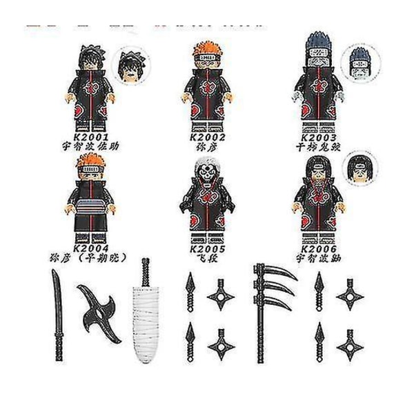 Naruto Anime Series Minifigurer Monterade byggstenar Barnleksaker-1
