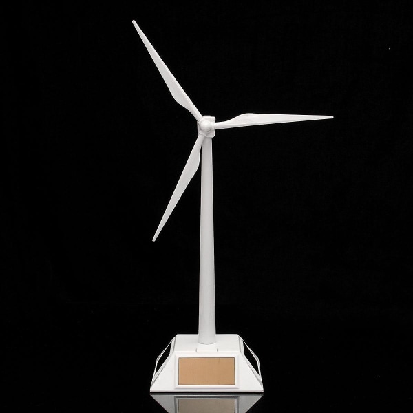 Plast Soldriven väderkvarn Windmill Turbin Teaching Tool & Desktop Display Brickhållare