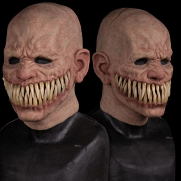 Vassago Devil Halloween Cosplay Skräck Demon Full Mask