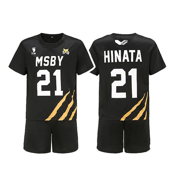 Haikyuu Cosplay kostym Msby Volleyball Club Karasuno High School Shoyo Hinata XXL A12 L A12