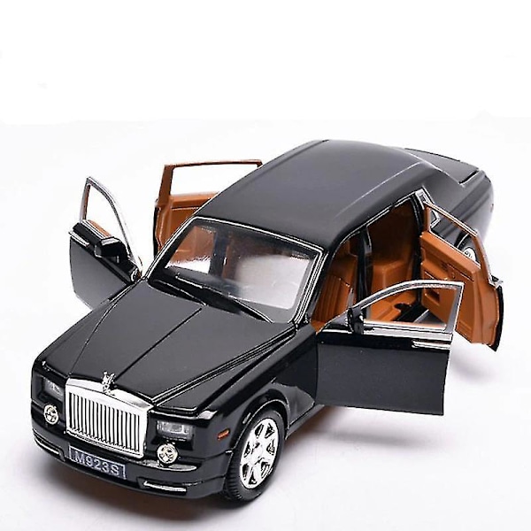 1:24 Rolls Royce Phantom Cohes legeringsleksaker (svart)