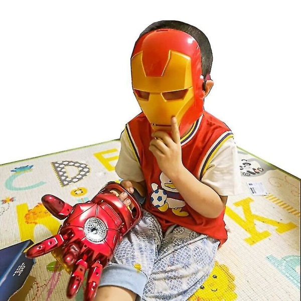Iron Man Electronic Launcher Gel Blaster Splatter Ball Gun 1:1 Infinity Gauntlet Arm Cosplay Toys fo