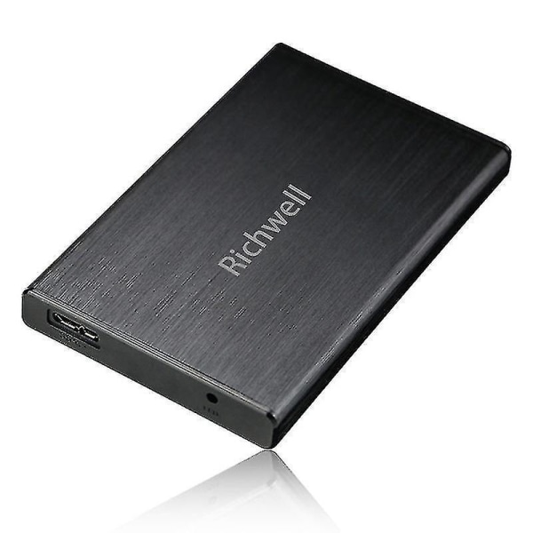 Richwell SATA R23-SATA-1TGB 1TB 2,5 tum USB3.0-gränssnitt Mobil hårddisk (svart)